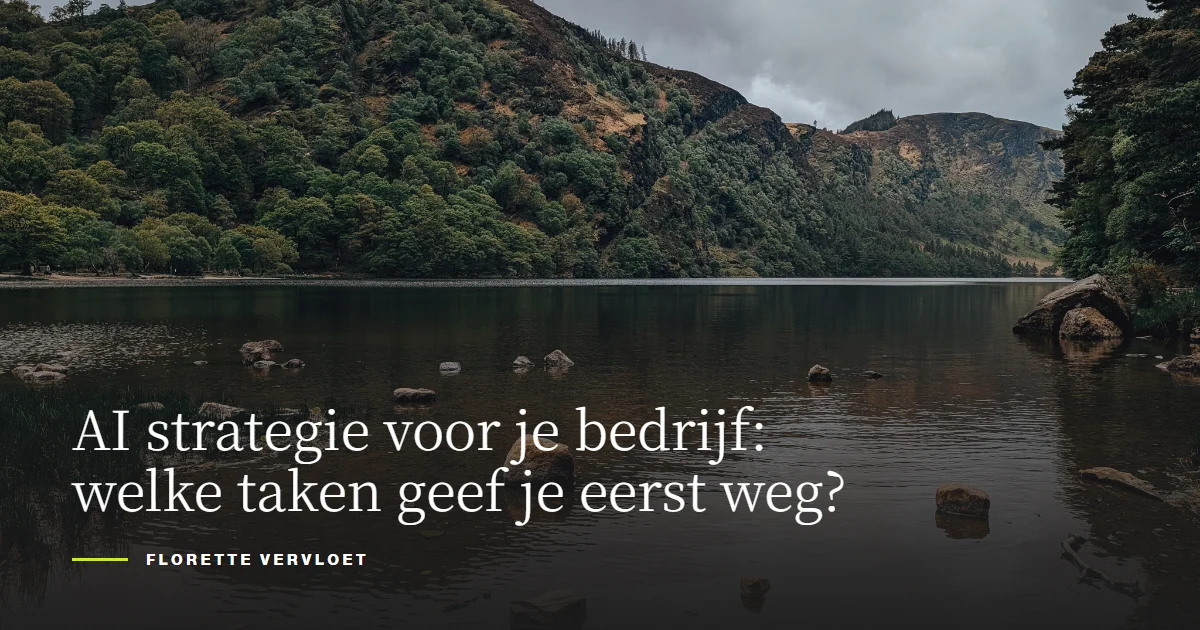 AI strategie voor je bedrijf: welke taken geef je eerst weg?